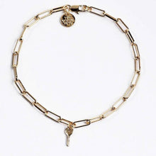 Load image into Gallery viewer, Brooklyn Mini Key Bracelet ~ LOVE
