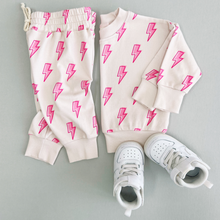 Load image into Gallery viewer, Jogger Set | Pink Bolts
