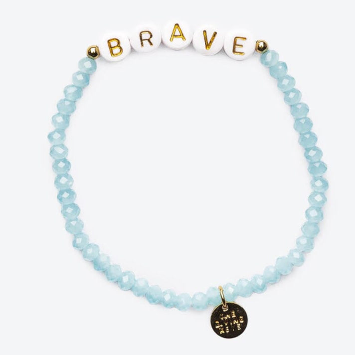 BRAVE Crystal Beaded Bracelet