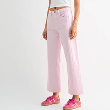 Load image into Gallery viewer, Barrel Jean Twist by Just Black Denim ~ Pink
