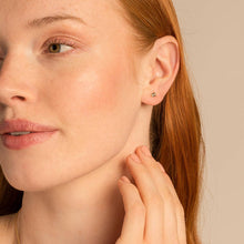 Load image into Gallery viewer, Mom Baguette Stud Earrings
