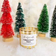 Load image into Gallery viewer, Christmas Tree 8 oz (Plaid) candle
