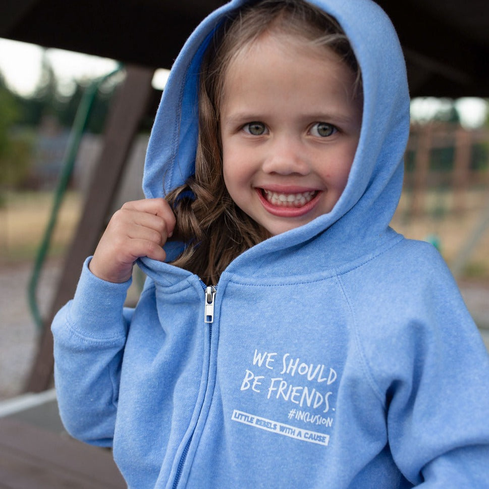 We Should Be Friends. #Inclusion Toddler Hoodie
