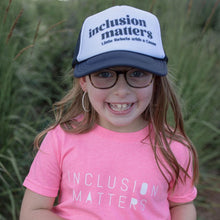 Load image into Gallery viewer, Inclusion Matters Youth Trucker Hat
