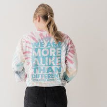 Load image into Gallery viewer, We are More Alike than Different. Tie Dye Long Sleeve
