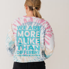 Load image into Gallery viewer, We are More Alike than Different. Tie Dye Long Sleeve
