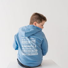 Load image into Gallery viewer, Little Rebels Mantra Zip Hoodie ~ Youth
