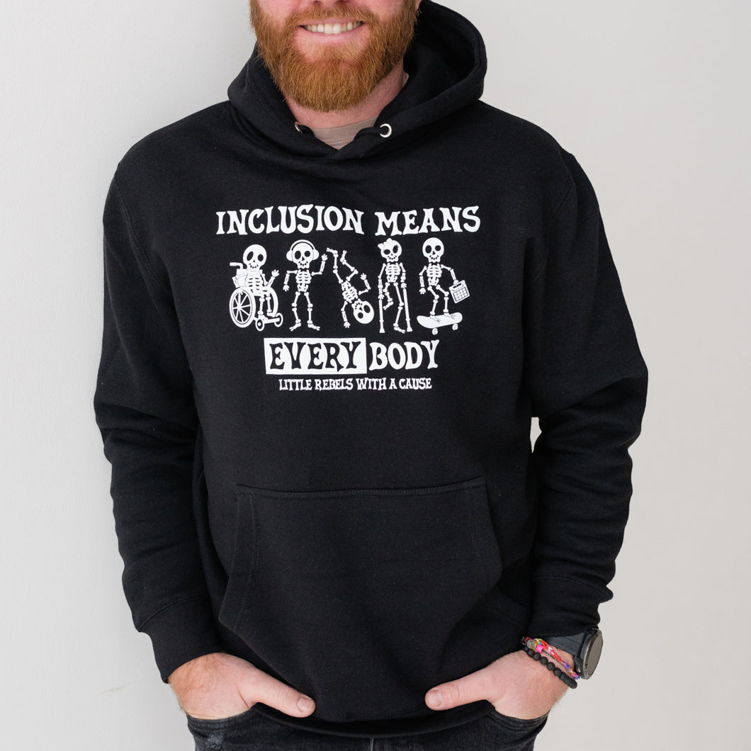 Inclusion Means EVERYbody Hoodies