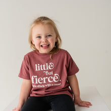Load image into Gallery viewer, little but fierce. Toddler Crew ~ Rouge
