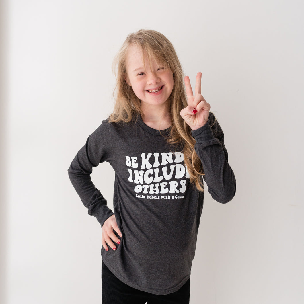 Be Kind & Include Others Youth Long Sleeve Crew