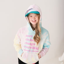 Load image into Gallery viewer, More Kindness Changes Everything Youth Tie-Dye Hoodie
