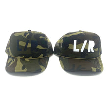 Load image into Gallery viewer, L/R Camo Trucker Hats
