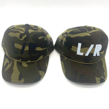 Load image into Gallery viewer, L/R Camo Trucker Hats
