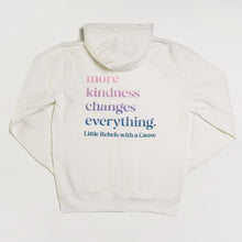 Load image into Gallery viewer, More Kindness Changes Everything. Zip hoodie
