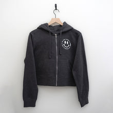 Load image into Gallery viewer, Stand Up &amp; Stand Together. Women&#39;s Boxy Zip Hoodie CJF x LR
