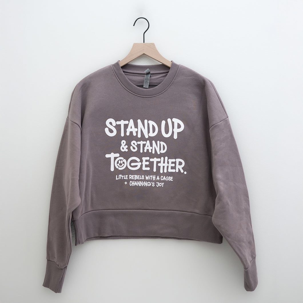 Stand Up & Stand Together. Women's Sweatshirt CJF x LR