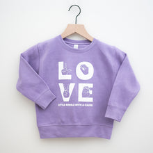 Load image into Gallery viewer, LOVE Toddler Crewneck Sweatshirts
