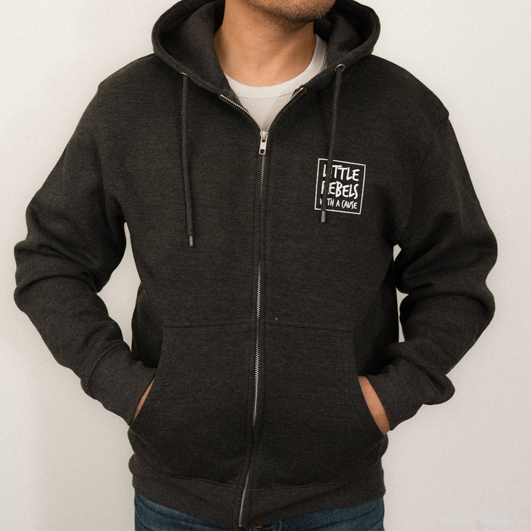 Little Rebels with a Cause Zip Hoodie