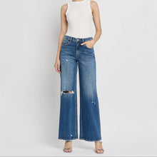 Load image into Gallery viewer, Hise Rise Wide Leg Jean by Flying Monkey

