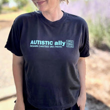 Load image into Gallery viewer, Autistic Ally ~ Garment-Dyed Boxy Tee
