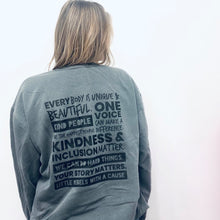 Load image into Gallery viewer, Little Rebels with a Cause Mantra Sweatshirt
