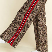 Load image into Gallery viewer, Leopard Trouser with Red Panel
