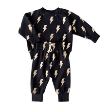 Load image into Gallery viewer, Jogger Set | Black Bolts
