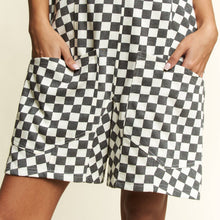 Load image into Gallery viewer, Checkered Romper
