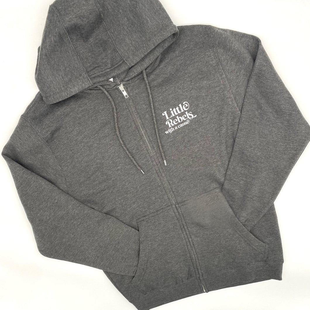 Little Rebels with a Cause Zip Hoodie