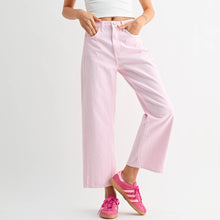 Load image into Gallery viewer, Barrel Jean Twist by Just Black Denim ~ Pink
