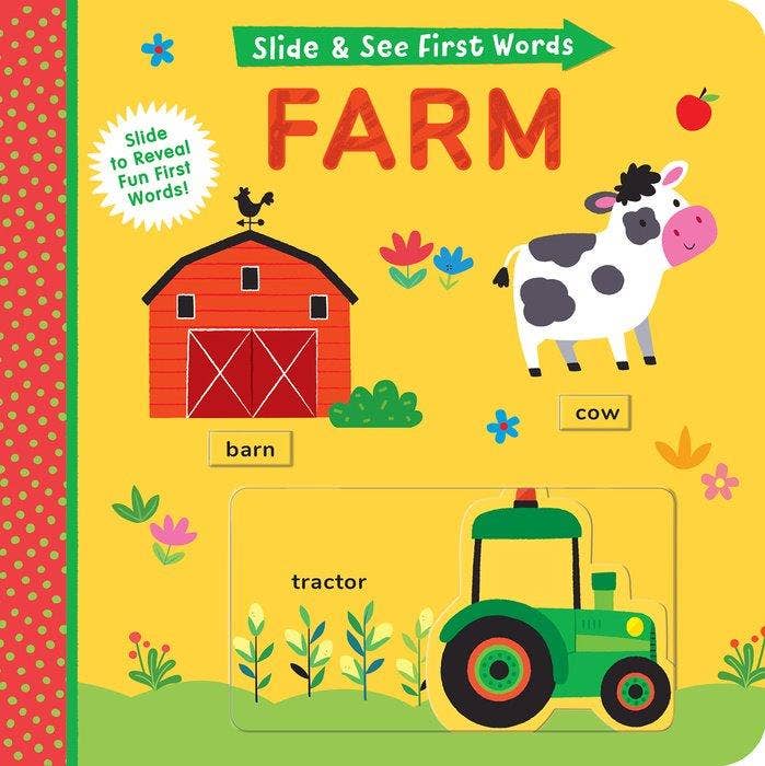 Slide and See Farm Children's Board Book