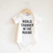 Load image into Gallery viewer, World Changer Baby Onesie
