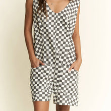 Load image into Gallery viewer, Checkered Romper

