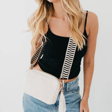 Load image into Gallery viewer, Woven Willow Camera Crossbody Bag
