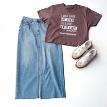 Load image into Gallery viewer, I will raise MY kids to love YOUR kids. Boxy Tee
