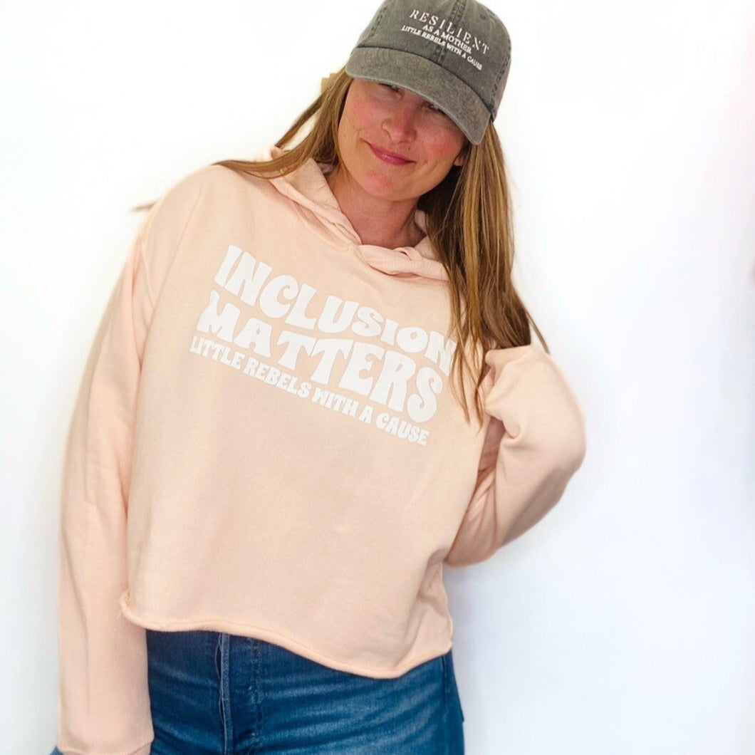 Inclusion Matters. Women's Boxy Hoodie