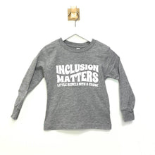 Load image into Gallery viewer, Inclusion Matters Toddler Long Sleeve Tee

