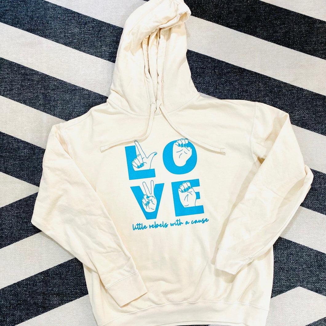 LOVE Garment-Dyed Hoodie