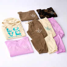 Load image into Gallery viewer, I Love You Garment-Dyed Sweatpants ~ Ivory
