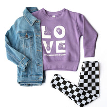 Load image into Gallery viewer, LOVE Toddler Crewneck Sweatshirts

