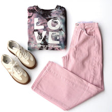 Load image into Gallery viewer, Barrel Jean Twist by Just Black Denim ~ Pink
