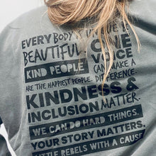 Load image into Gallery viewer, Little Rebels with a Cause Mantra Sweatshirt
