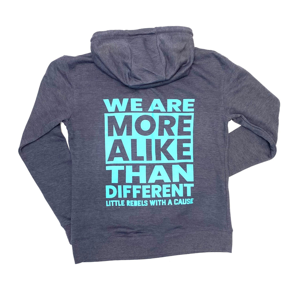 We Are More Alike Than Different. Lightweight Hoodie