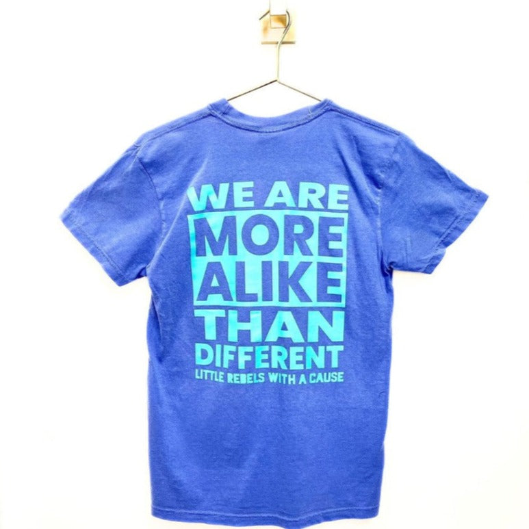 We are More Alike than Different Garment Dyed Crew