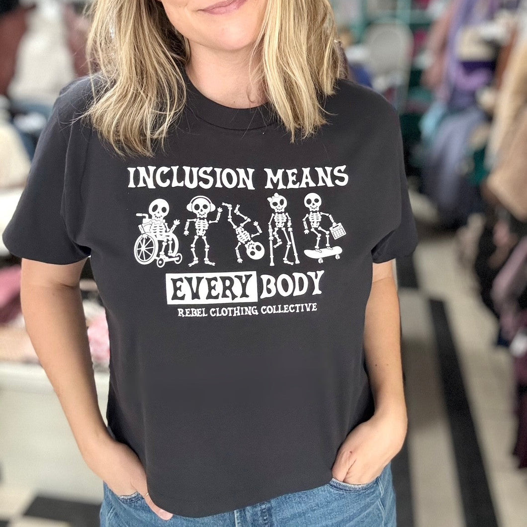Inclusion Means EVERYbody Women's Boxy Tee