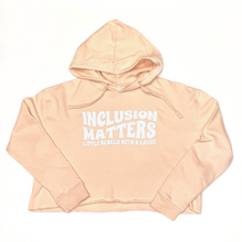 Load image into Gallery viewer, Inclusion Matters. Women&#39;s Boxy Hoodie
