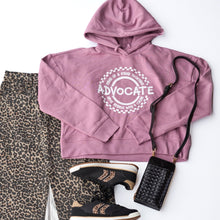 Load image into Gallery viewer, Advocate. Stand Up &amp; Stand Together. Women's Boxy Hoodie
