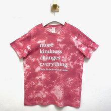 Load image into Gallery viewer, More Kindness Changes Everything. Youth Tie Dye Crew
