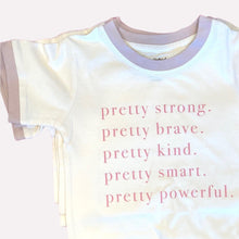 Load image into Gallery viewer, Pretty Brave Ringer Tee
