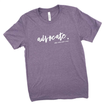 Load image into Gallery viewer, Advocate. Crew ~ Heather Purple
